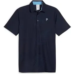 PUMA Herren Polo x PTC JACQUARD POLO, Größe S in Schwarz Schwarz