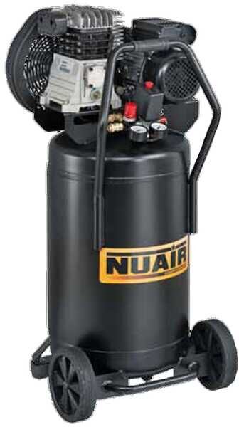 Nuair B2800B/3M/90V - Elektrischer stehender Kompressor mit Riemen - Motor 3 PS - 90 l