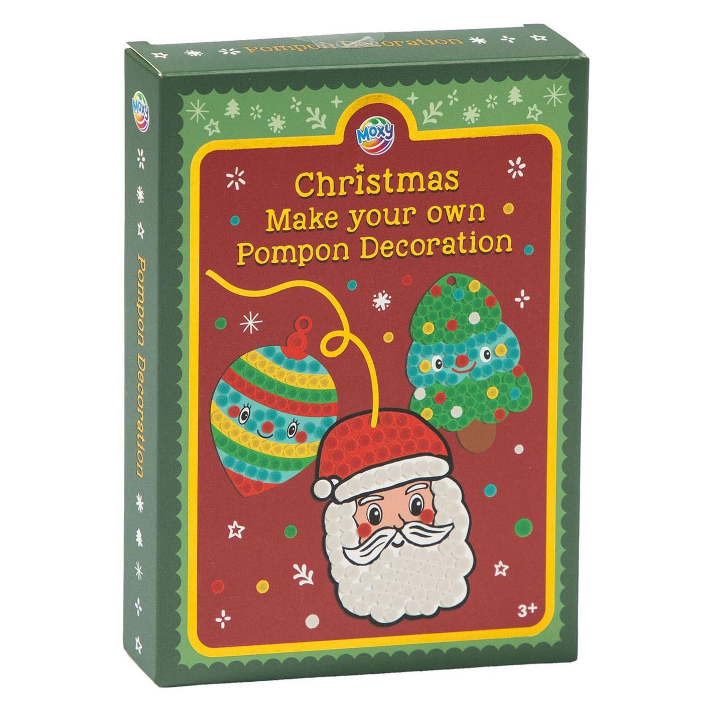 Grafix Bastelanleitung für eine Pompon-Weihnachtsdekoration - 3 Stück. (76500721)