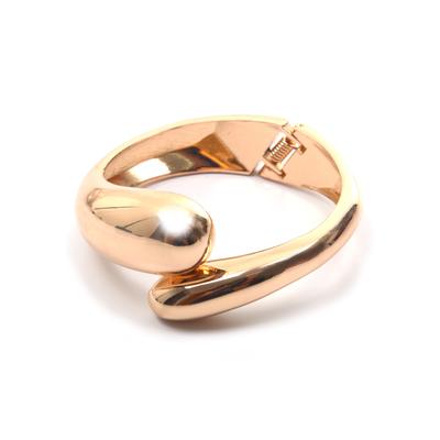 Armreif FIRETTI "Armschmuck Klapparmreif", gold (goldfarben), Armbänder, Damen, Metall, Armreif