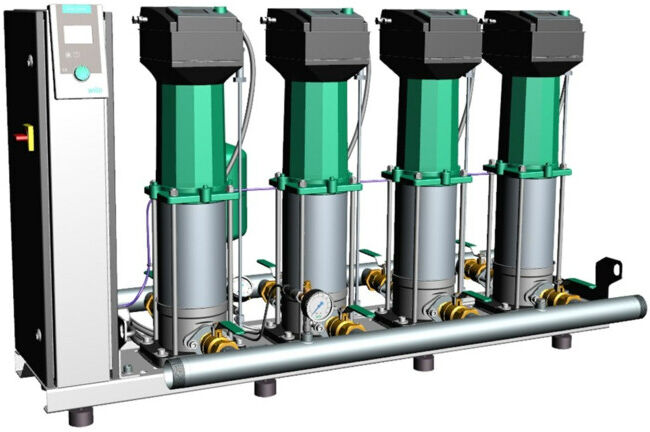 Wilo Groupe de surpression SiBoost 3 Smart MVISE 206, 1,1 kW (2550750)