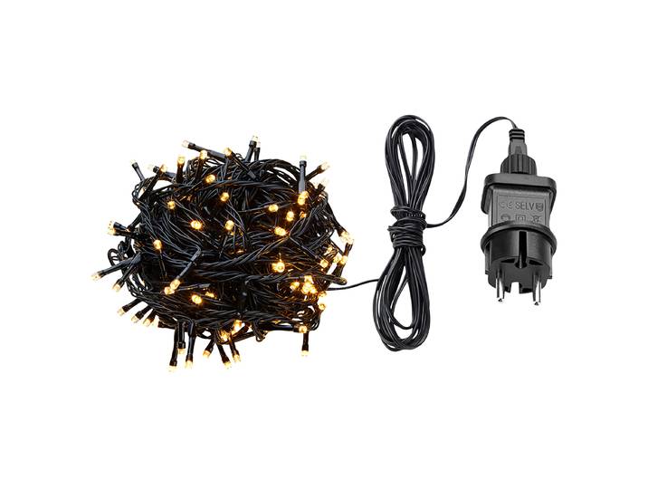 Lichterkette Mono 160L 2090 x 0 x 0cm Schwarz