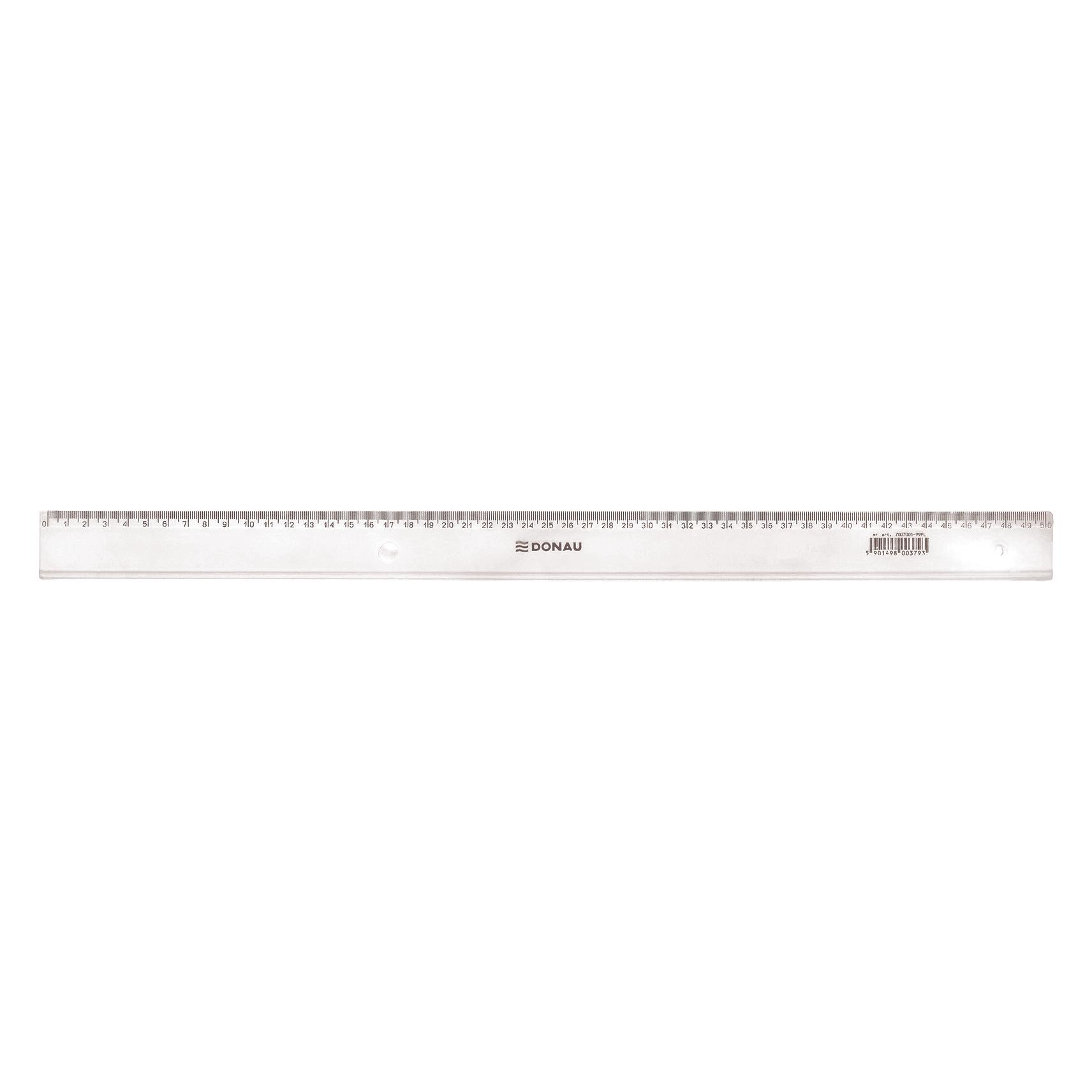 Donau Lineal 50cm, klar (50 cm, Kunststoff) (47273669)