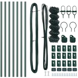 vidaXL, Gartenzaun, Garanin (Bodenbefestigung)