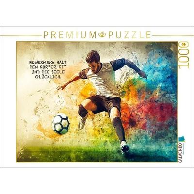 CALVENDO Puzzle Ein Motiv aus dem Kalender Fußball und Motivation | 1000 Teile Lege-Größe 64x48cm Foto-Puzzle für glückliche Stunden