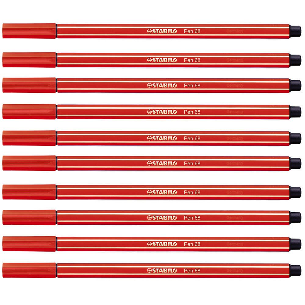 STABILO Filzstifte Pen 68 Rot 68/40