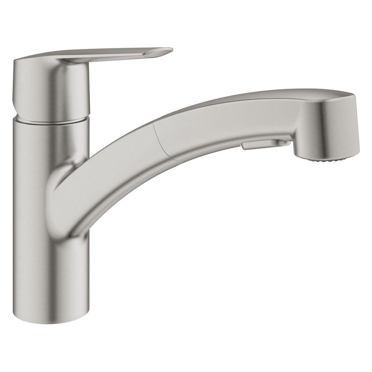 Grohe Küchenarmatur mit Handbrause Start 2021 supersteel matt 30307 (30307DC1)