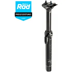 Procraft D-SP.R Vario-Sattelstütze mit externem Remote, 15 mm Offset, schwarz