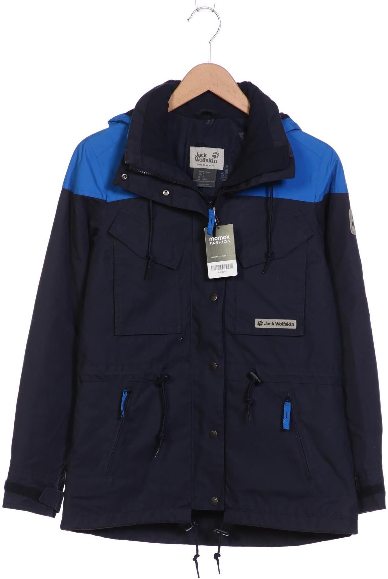 Jack Wolfskin Damen Mantel, Marineblau, Gr. S, Synthetik - Second Hand