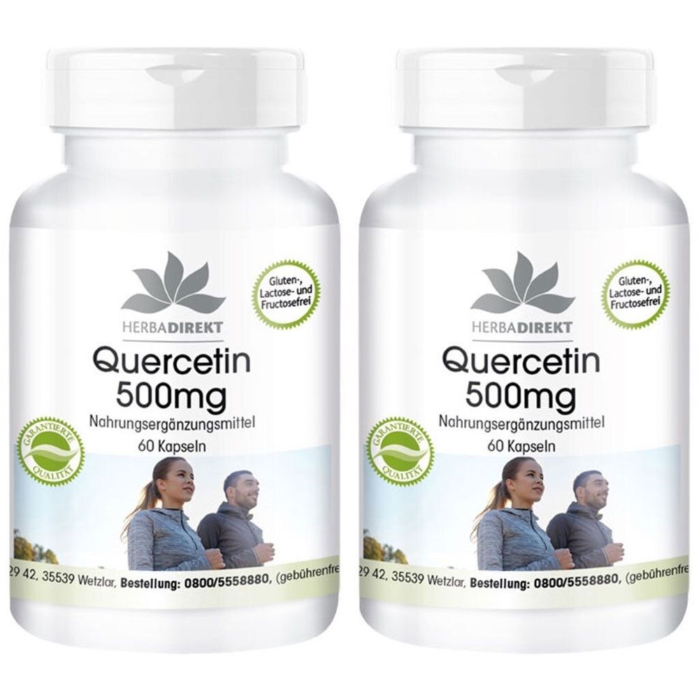 Quercetin 500 mg Kapseln 2x 2x60 St