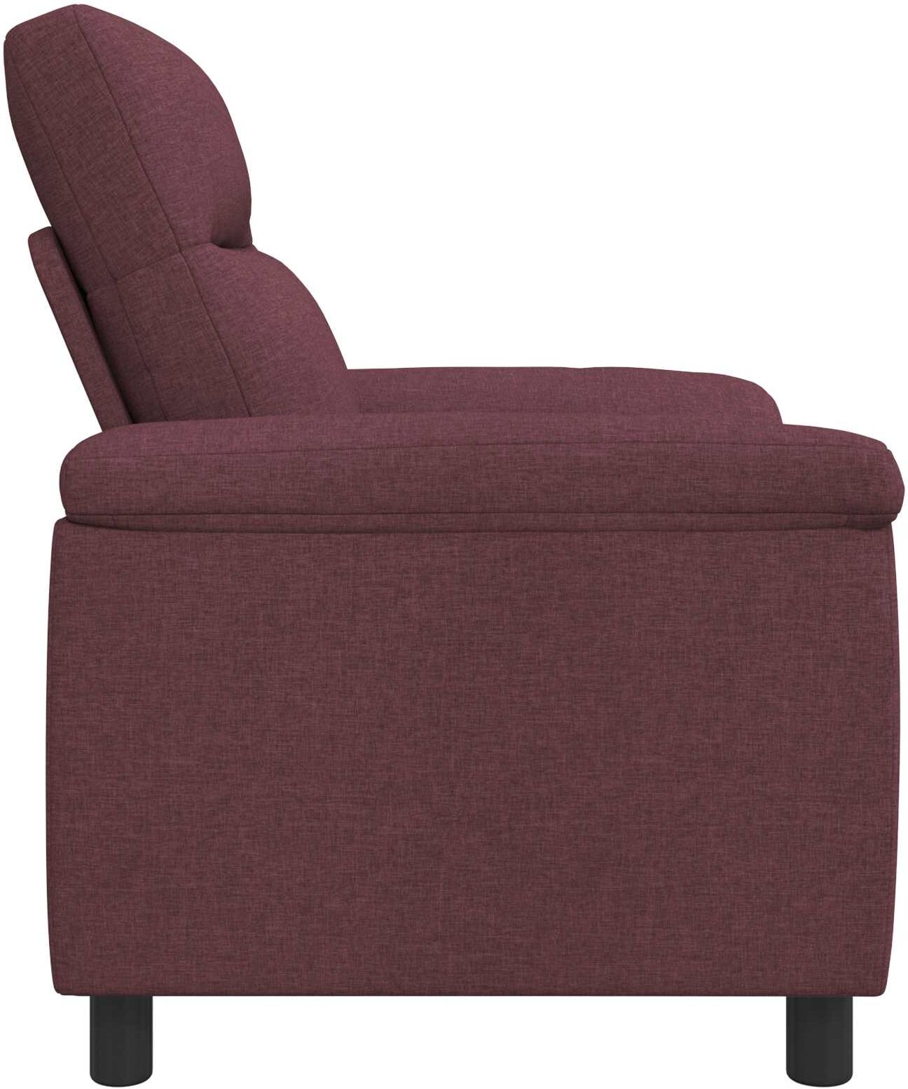 vidaXL Canapé Pourpre 95 x 90 x 95 cm Tissu