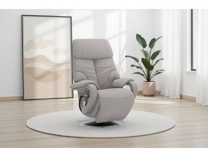 sit&more TV-Sessel Invito mit Kopfteilverstellung & Drehfunktion, weitere Funktionen, Ergonomie L: manuelle Fußstütze & Rückenlehne