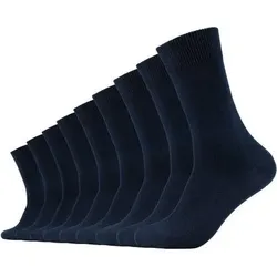 CAMANO Herren Socken Online comfort cotton Socks 9p, Größe 43-46 in Blau Blau