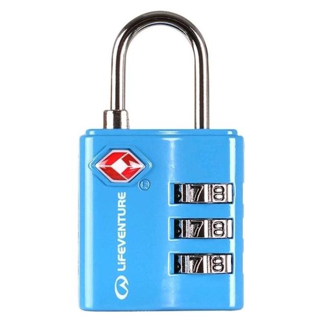 Lifeventure TSA Combi Lock (Blue) (72030)