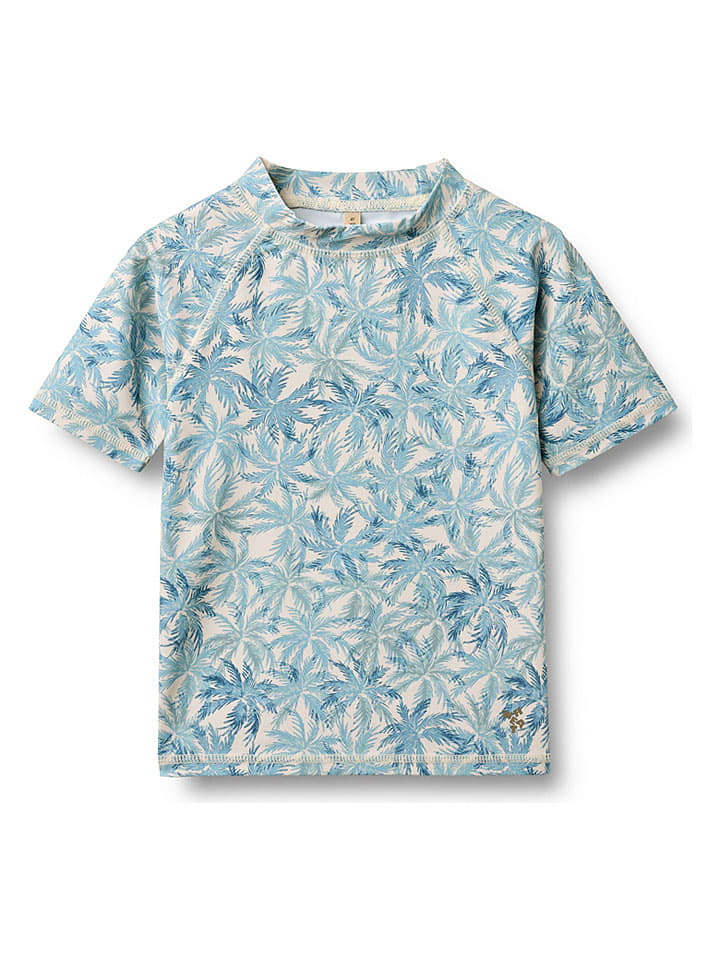 Wheat Badeshirt "Jackie" in Beige/ Blau - 104