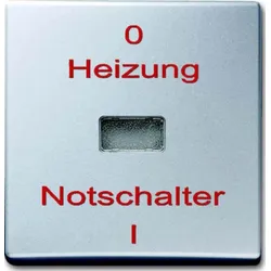 Busch-Jaeger Wippe alu Heizung-Notschalter 2102 H-33