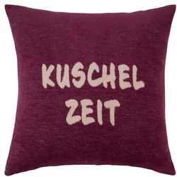 pad Kissenbezug Cozy Up 50 x cm Mischgewebe Grau Taupe