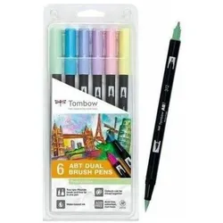 Tombow, Marker, Marker ABT Dual Brush 6C-4 Candy carton (6) (6x)