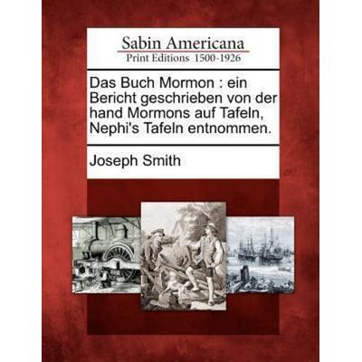 Das Buch Mormon, Taschenbuch von Joseph Smith, Gale Ecco Sabin Americana, 978-1-275-80368-8