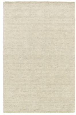 Style Haven Heathered Solid Hand-crafted Plush Wool Area Rug