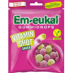 Em-eukal GUMMIDROPS VITAMIN SHOT SAUER 90 g Bonbons