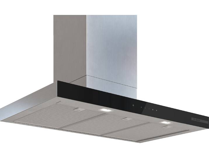 BOSCH Wandhaube DWB97DN30 , Energieeffizienz: A++, silber (edelstahlfarben), B:89,8cm H:6cm T:50cm, Dunstabzugshauben, DirectSelect und LED-Beleuchtung für komfortable Bedienung, Wandhaube