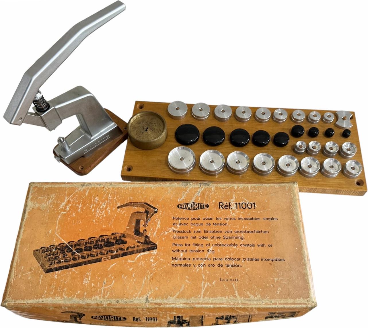 Vintage Favorite 11001 Kristallpress mit oder ohne Spannring - Für Unbruch-Kristalle