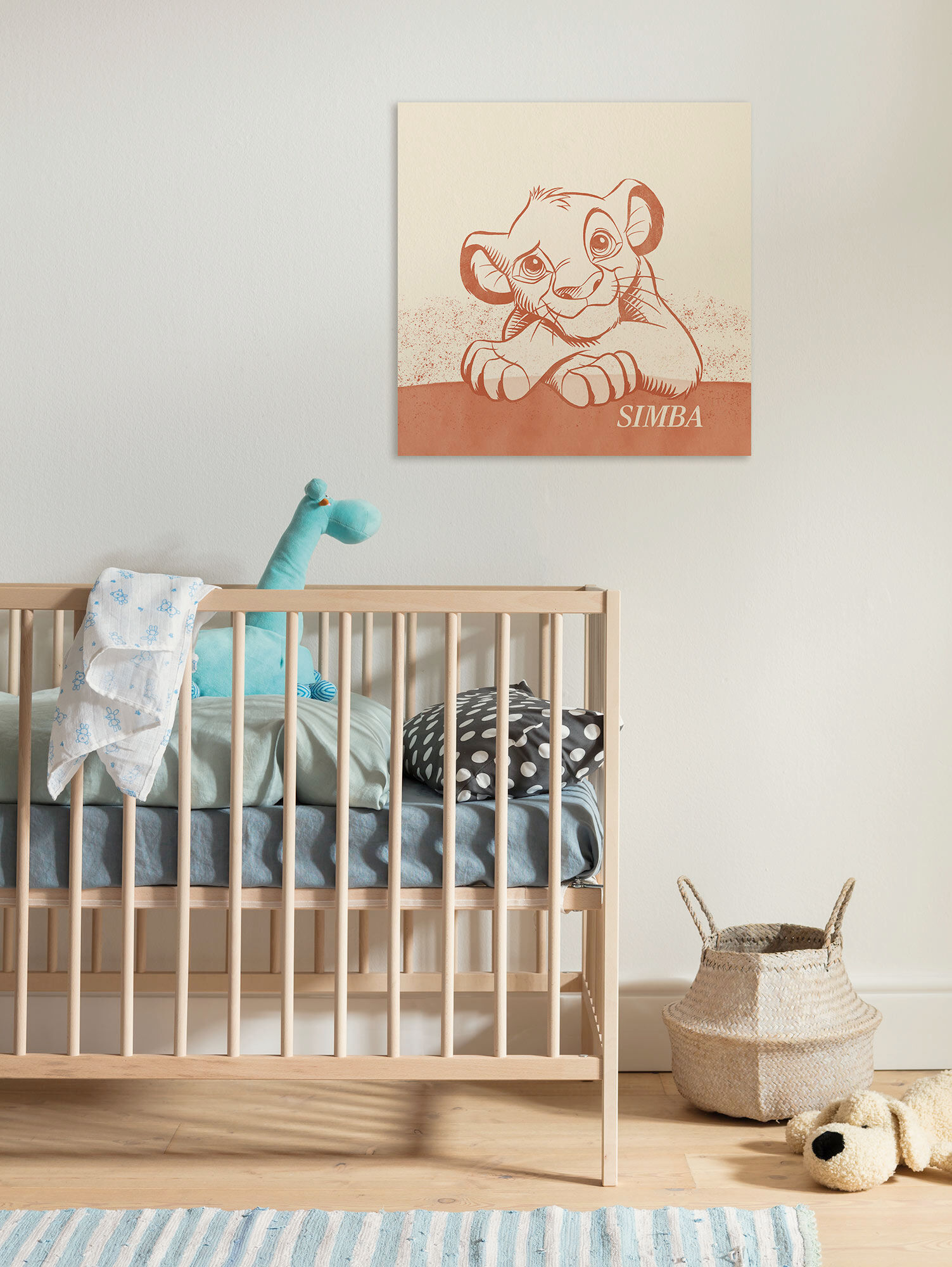 Leinwandbild KOMAR "Disney The Lion King It´s Simba", braun (farbe bild(er): braun), Disney, 1 Stk., Vlies, Bilder, Leinwandbild, 40 x 40 cm (Breite x Höhe) - Kinderzimmer, Dekoration farbe bild(er): braun Disney, 1 Stk.