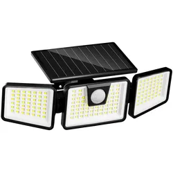 Lumisky FALCON 800LM Solar-Sensor-Flutlicht Plastik Schwarz