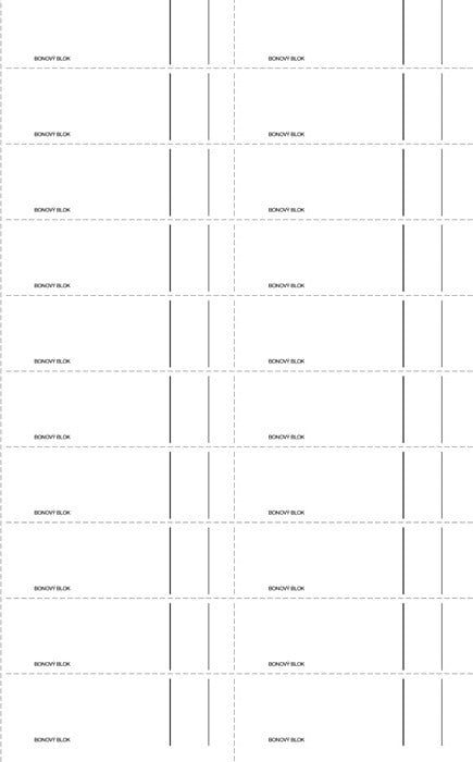 Optys Bonboek A4 formaat 100 bladen 1264