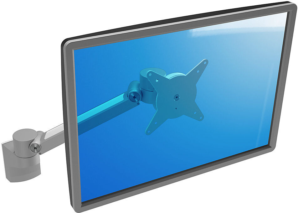 Monitorarm VIEWLITE PLUS, zur Wandmontage, silber / weiß Dataflex