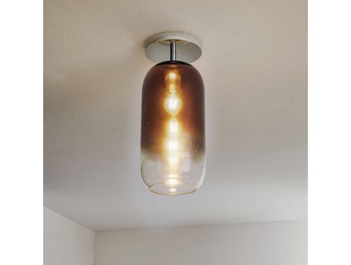 Gople Plafonnier Bronze - Artemide - Salon / séjour - Design - Verre - Semi-encastré