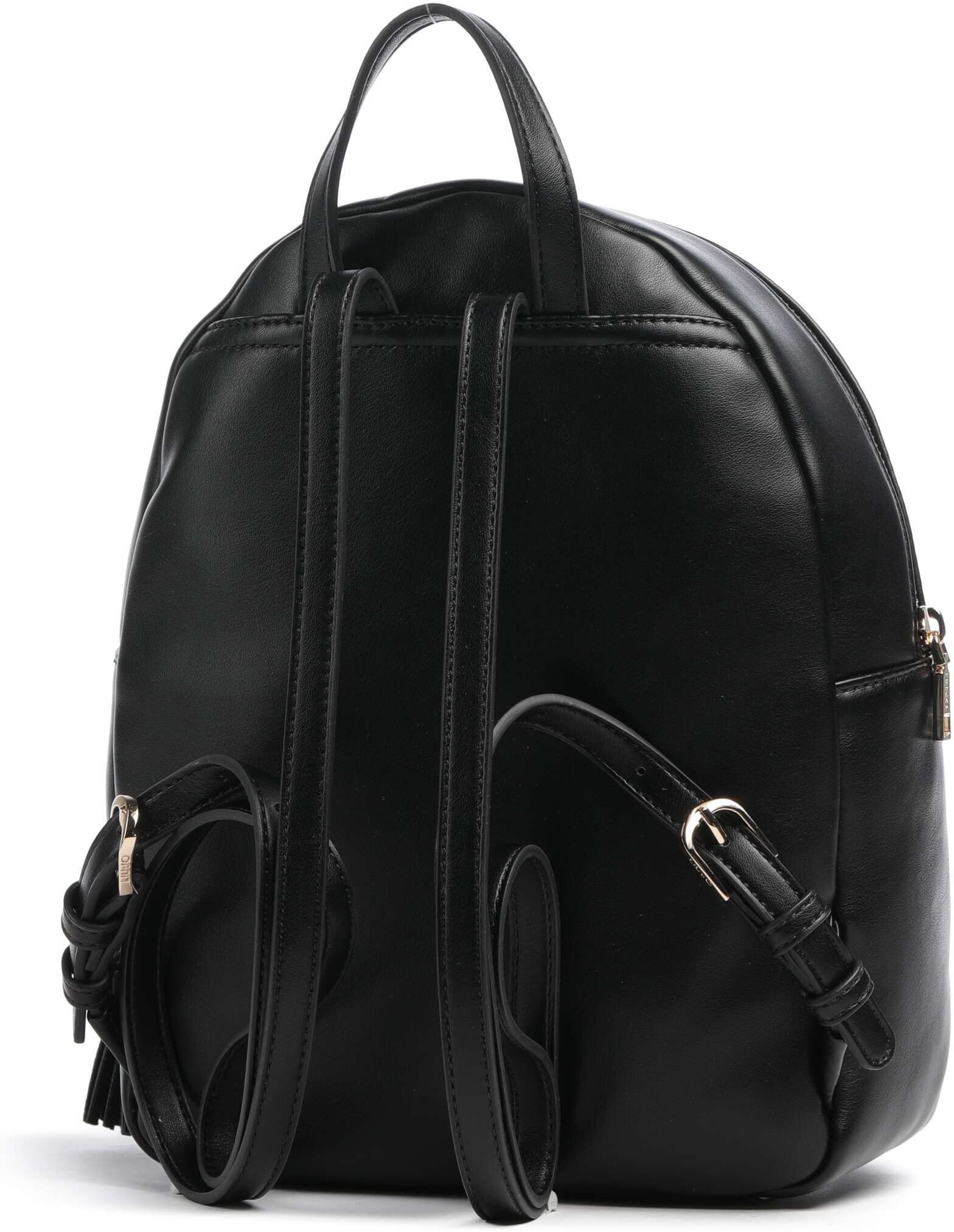 Liu Jo Cirry M Rucksack aus Leder, schwarz