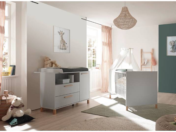möbel-direkt.de Babyzimmer-Komplettset Kinderzimmer Set Olivia