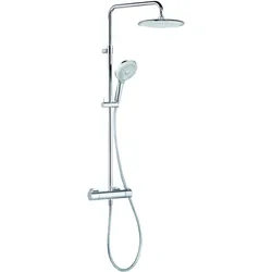 Kludi Freshline Duschsystem 670920500   chrom, mit Aufputz-Thermostat