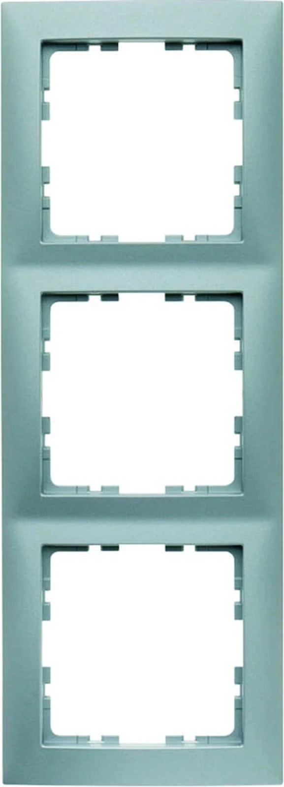 Berker S.1 Profiel 3-voudig Aluminium Mat
