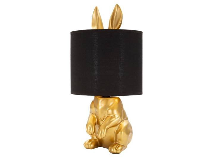 Lampe de table en résine dorée ø 20x43 cm