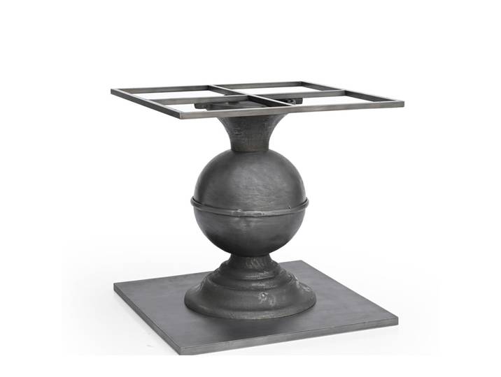 Tischbein Metall Design BOULE Tischfuß Tischsäule Eisen geschmiedet