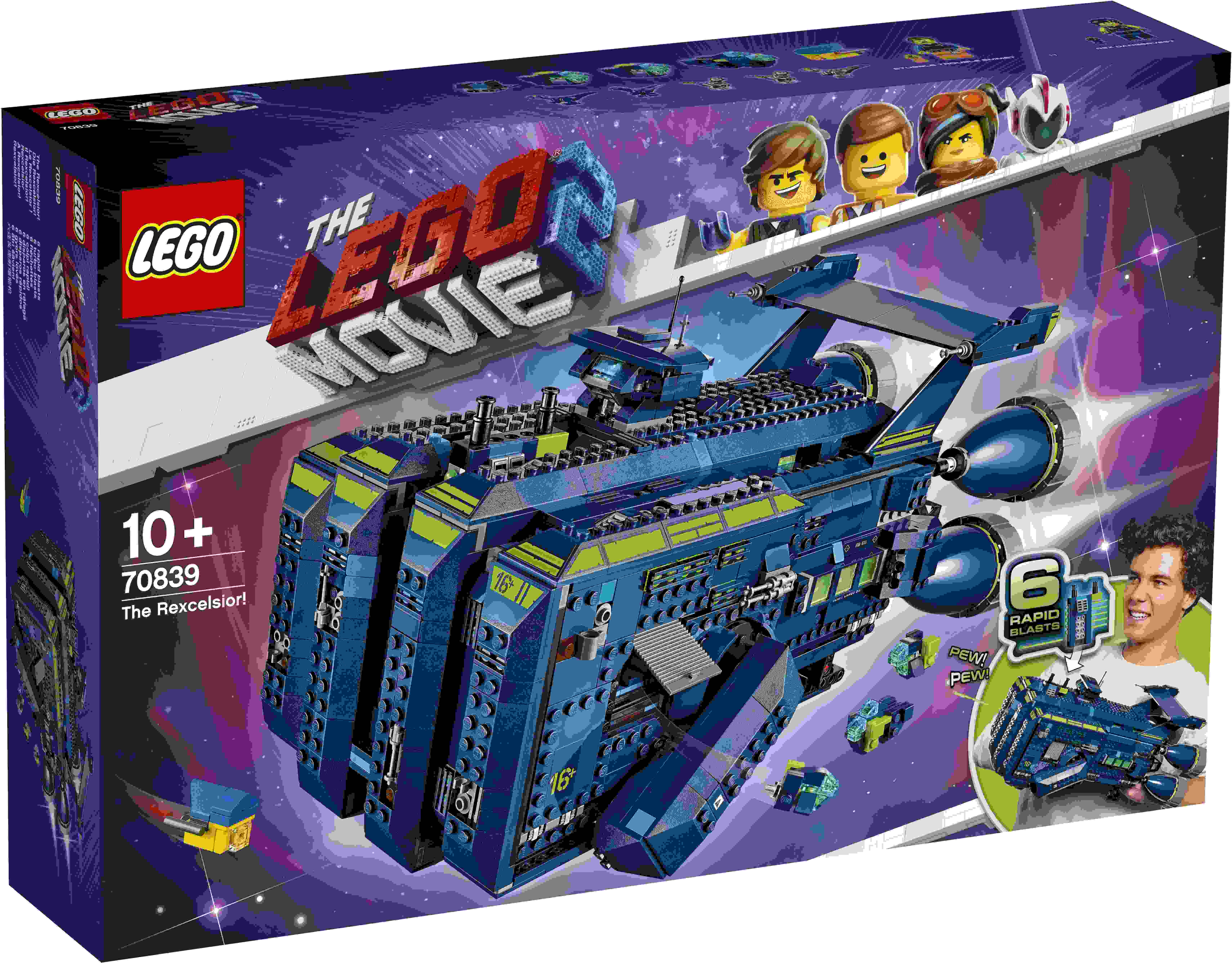 LEGO MOVIE 2 Die Rexcelsior! - 70839, Bausatz, 10 Jahr(e), 1826 Stück(e), 2,79 kg
