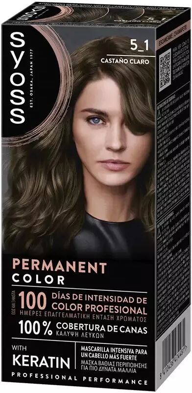 Syoss Permanent Color 1 Unit 5.1-Light Chestnut