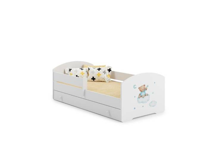 Lit enfant + gigogne 140x70 Ours avec matelas