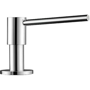 BLANCO Spülmittelspender Piona 517667, verchromt, Einbau-Spender, aus Metall, Füllmenge 300 ml