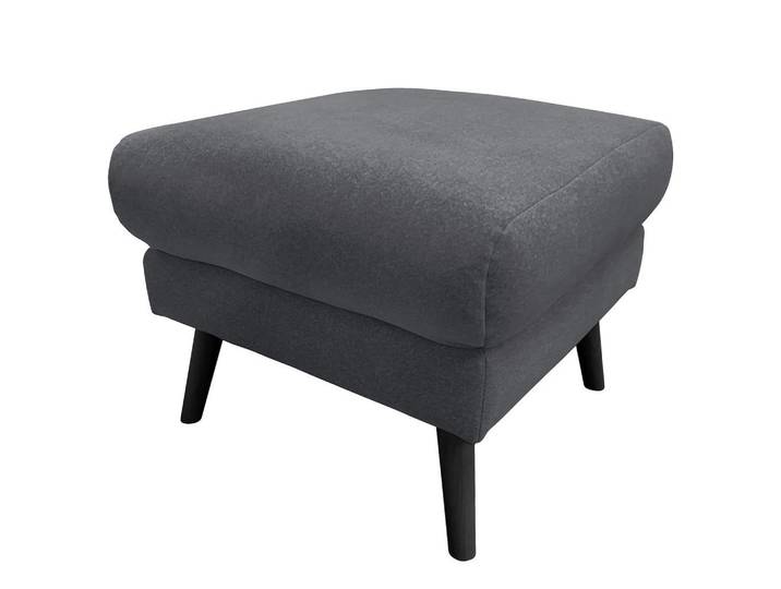 Livetastic Hocker Tromso, Anthrazit, Holz, Buche, rechteckig, 61x49x65 cm, Made in EU, Wohnzimmer, Hocker, Sitzhocker