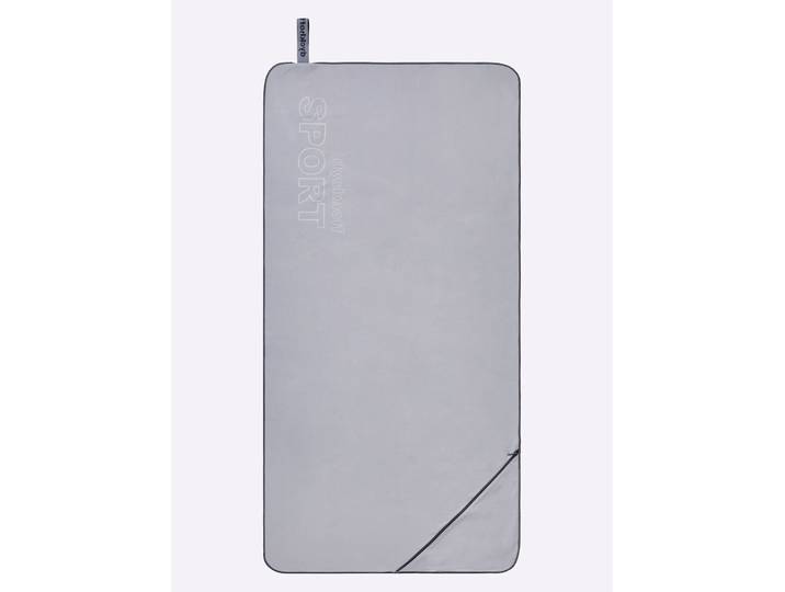 Handtuch DYCKHOFF Gr. 2, grau, B:80cm L:180cm, 90% Polyester, 10% Polyamid, Handtücher, Handtuch