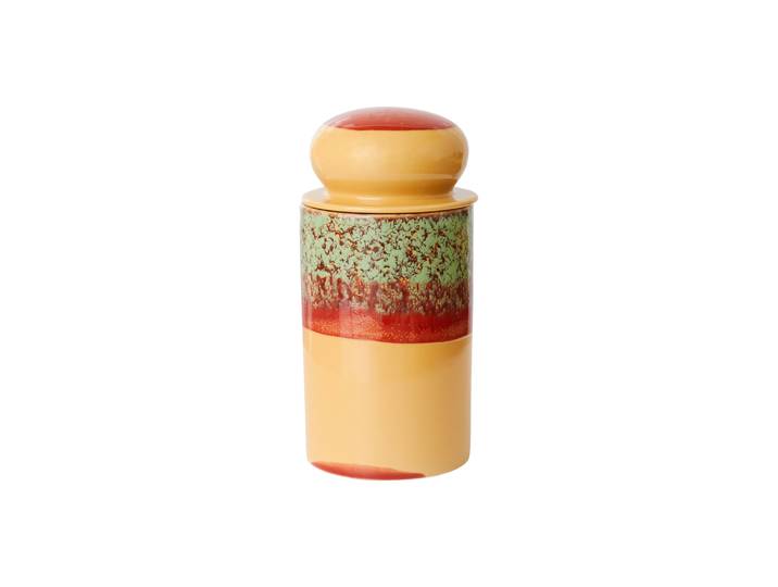 HK LIVING - Bocal 70s ceramics - Jaune - Grès émaillé