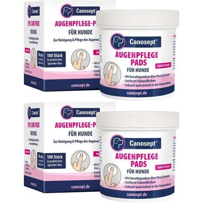 Canosept Augenpfl PAD Hund x2 2x100 St Zahnbürste