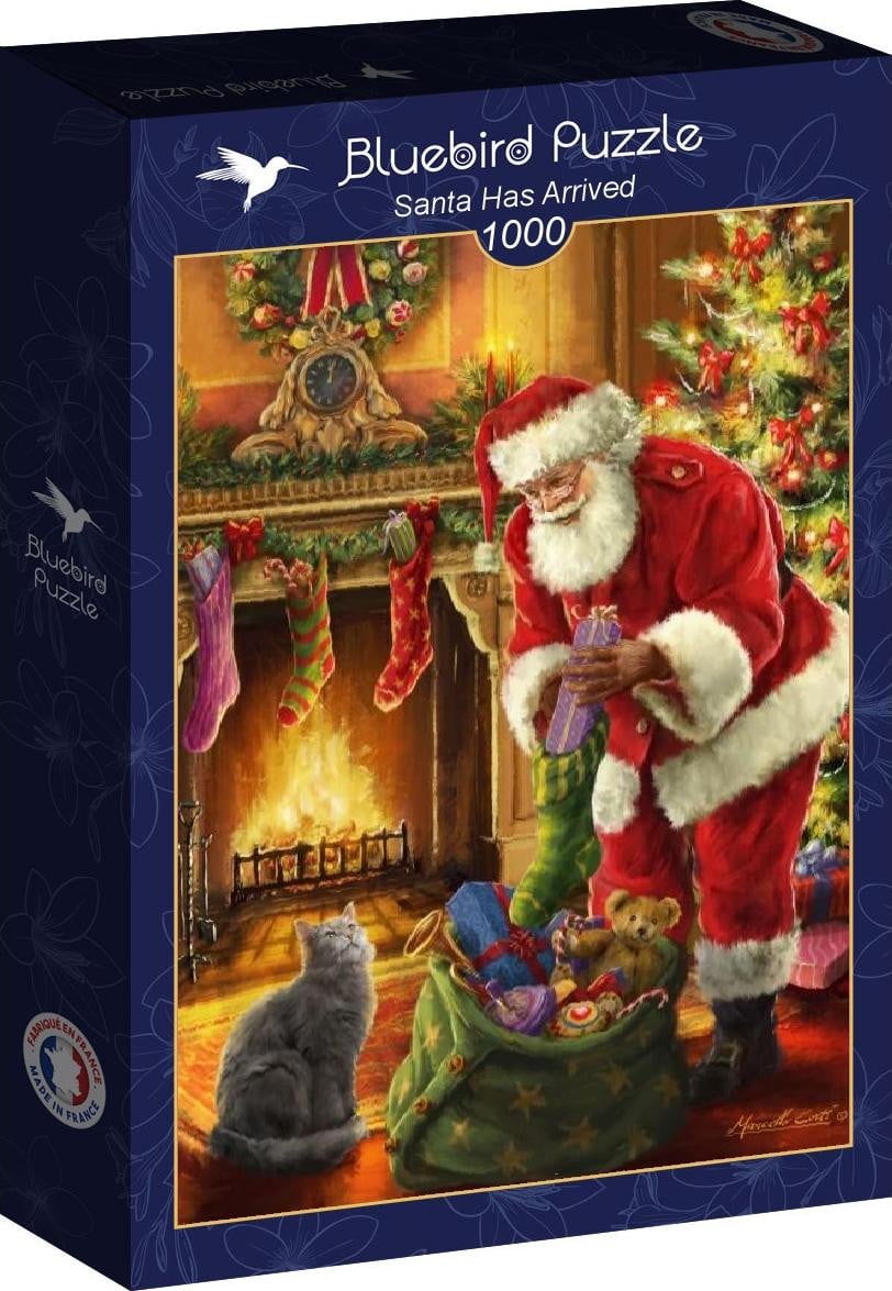 Bluebird Puzzle Kerstpuzzel Kerstman is er! - 1000 stukjes