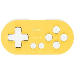 8BitDo Zero 2 Bluetooth Gamepad, gelb