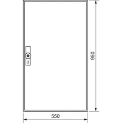 Hager Zählerschrank,universZ ZB22EW