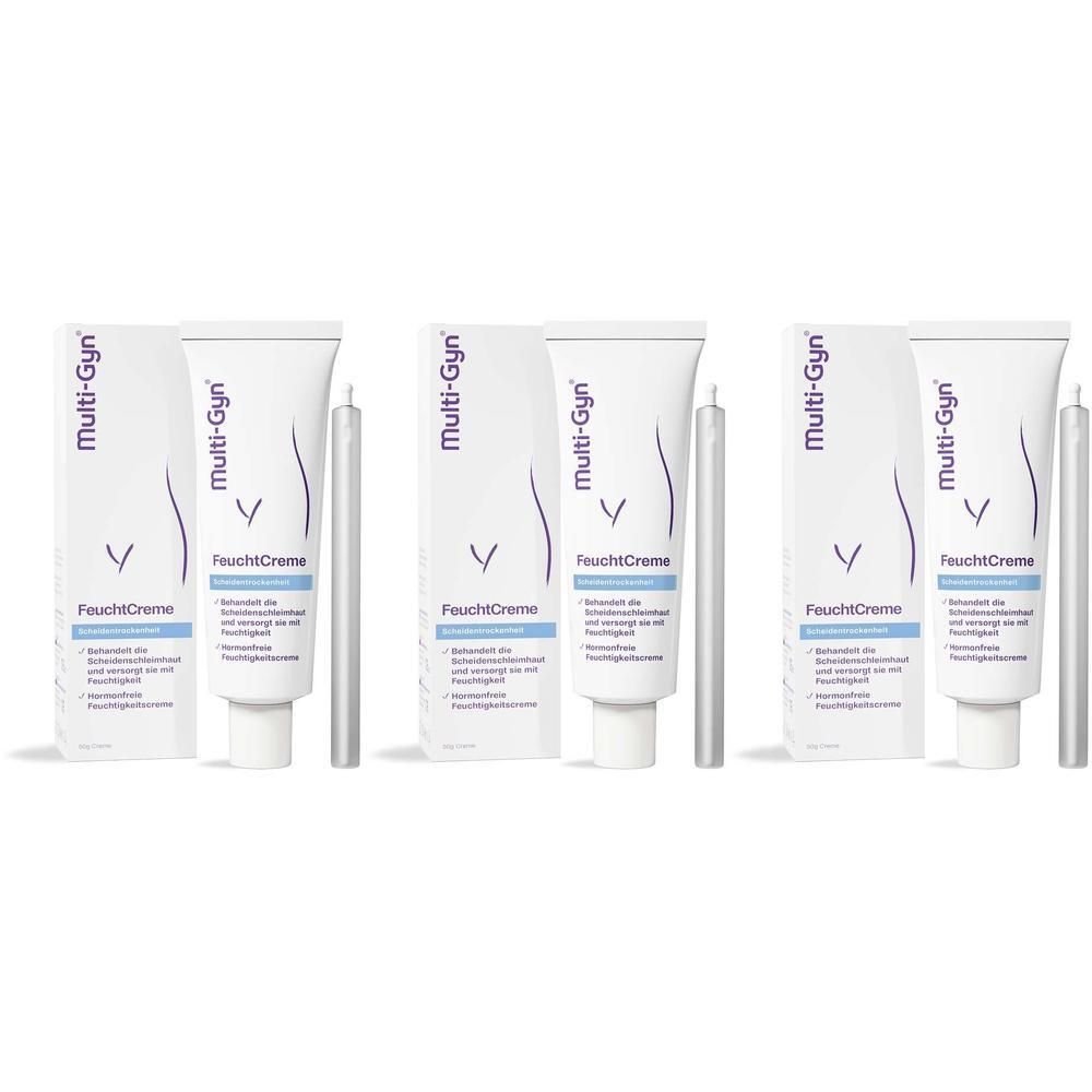Multi-Gyn FeuchtCreme mit Applikator x3 3x50 g Creme